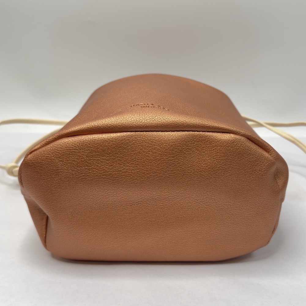 Bath Body Bath metallic penny copper color with Tan Drawstring Bag - Picture 14 of 16